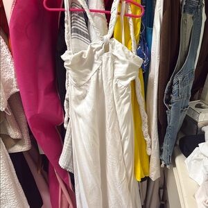 Aerie White Maxi Dress